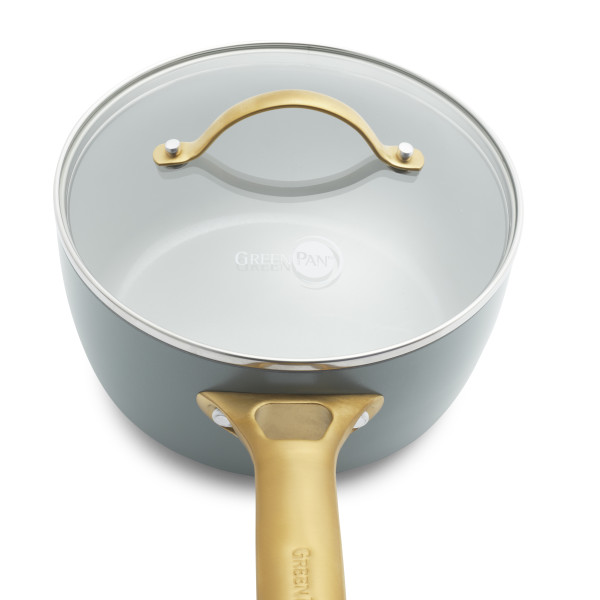 Padova Smokey Blue PFAS Free Covered Saucepan 18cm / 2.01L