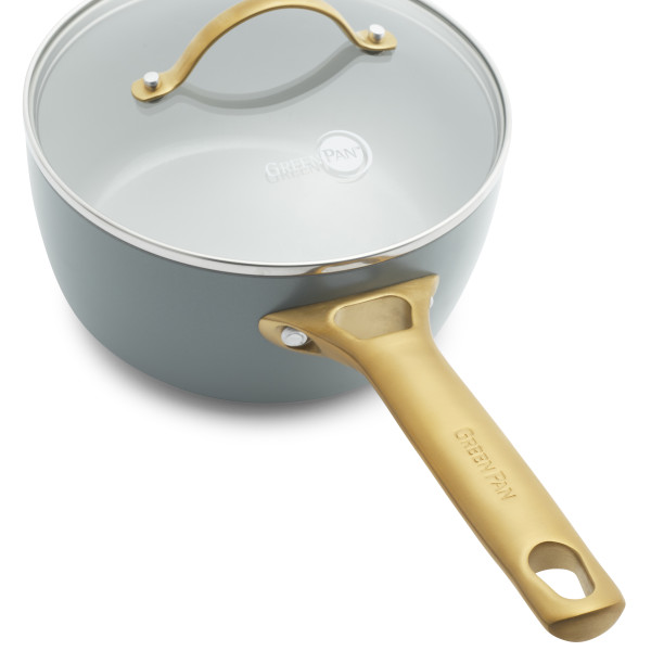 Padova Smokey Blue PFAS Free Covered Saucepan 18cm / 2.01L