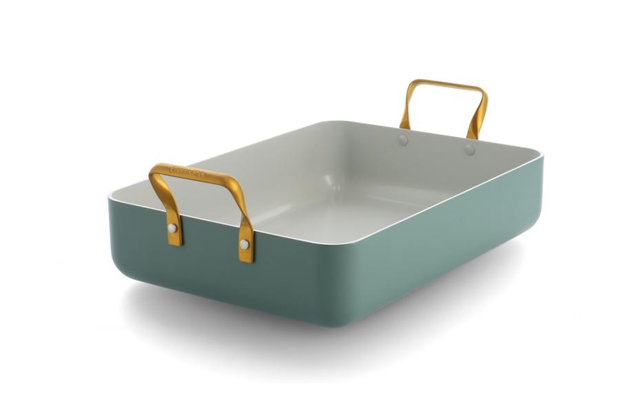 Padova Smokey Blue PFAS Free Roasting Pan