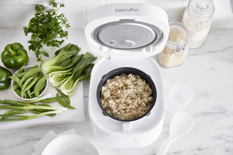 Rice Cooker White  2L/8 cups - PFAS Free