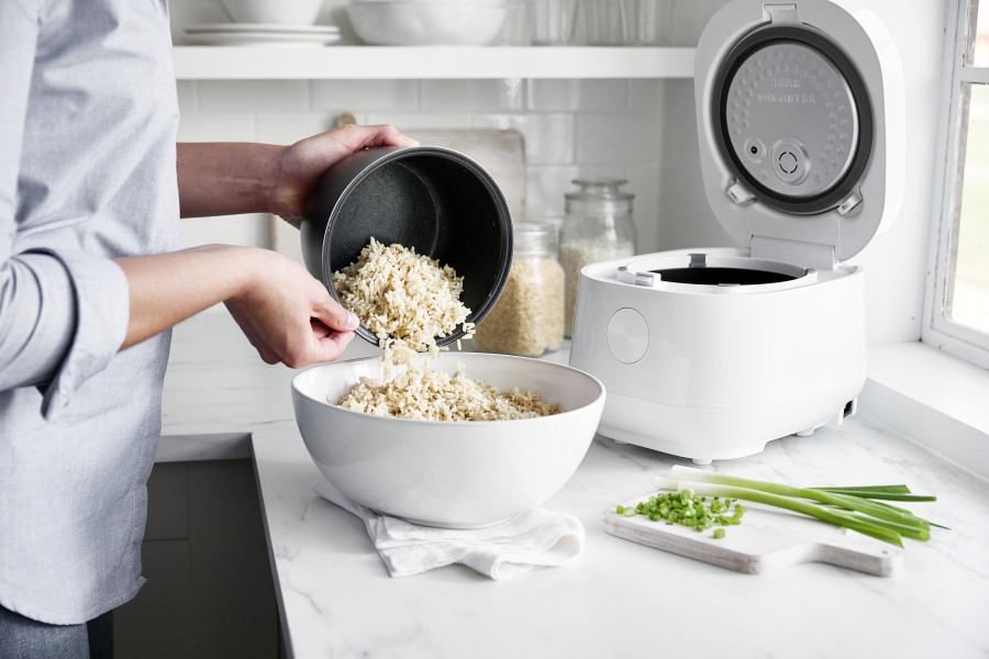 Rice Cooker White  2L/8 cups - PFAS Free