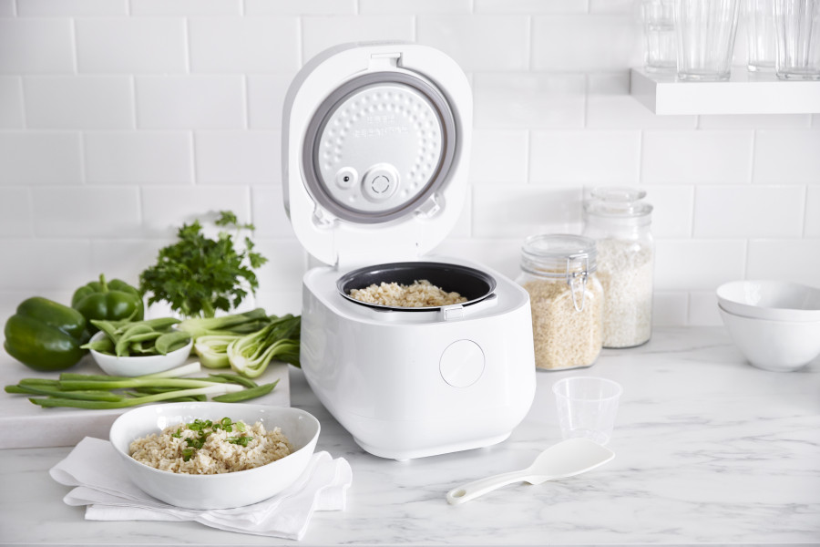 Rice Cooker White  2L/8 cups - PFAS Free