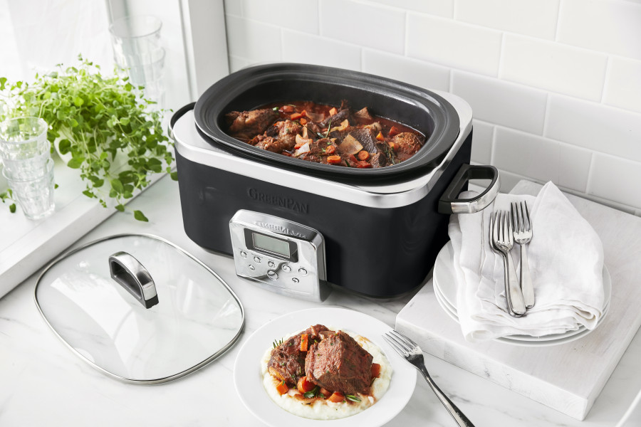 Slow Cooker 6L  PFAS Free- Black