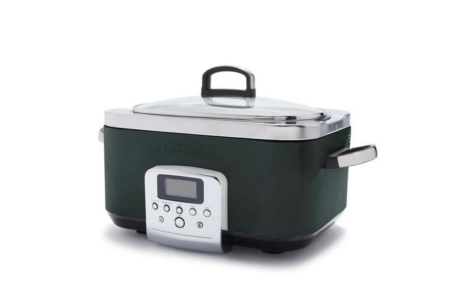 Slow Cooker 6L PFAS Free - Pine Green
