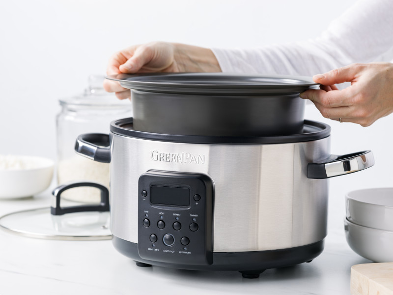 Bistro Slow Cooker 3.7L PFAS Free - Stainless Steel