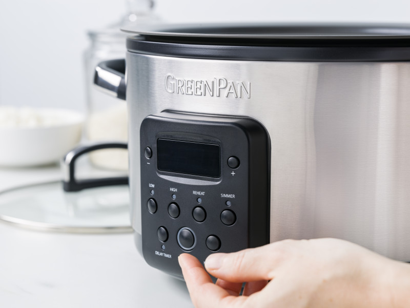 Bistro Slow Cooker 3.7L PFAS Free - Stainless Steel