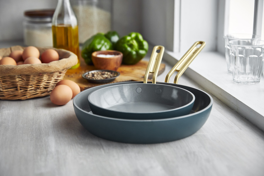 Ceramic Non-stick 20cm and 26cm Frypan Set | Venetian Teal