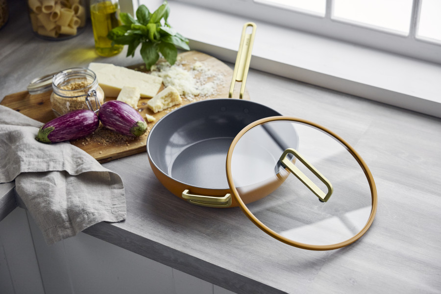 Ceramic Non-Stick 29cm Junior Stanley Pan | Roma Gold