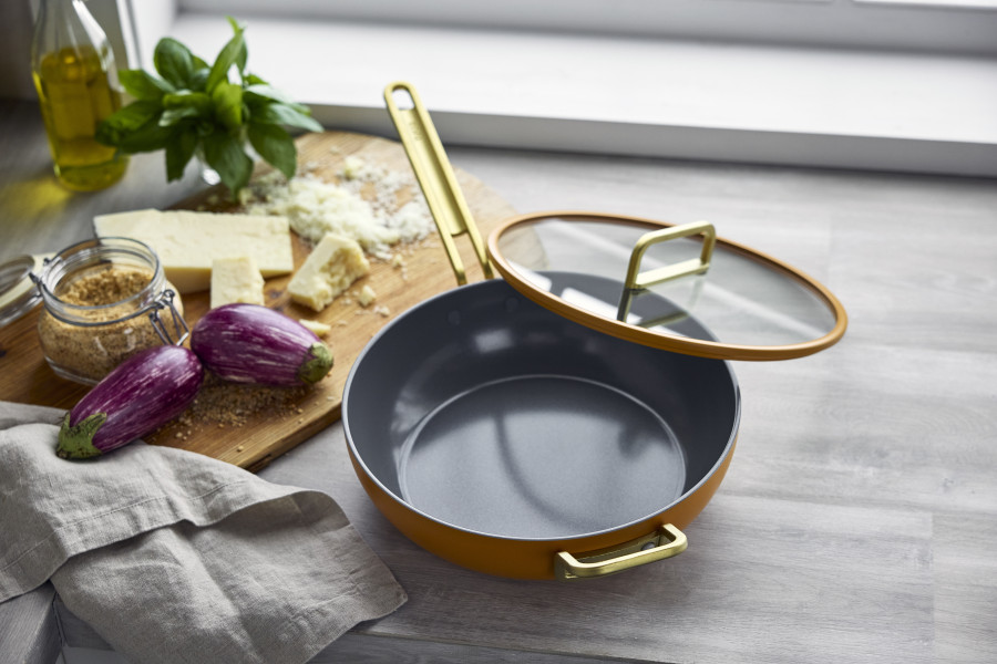Ceramic Non-Stick 29cm Junior Stanley Pan | Roma Gold