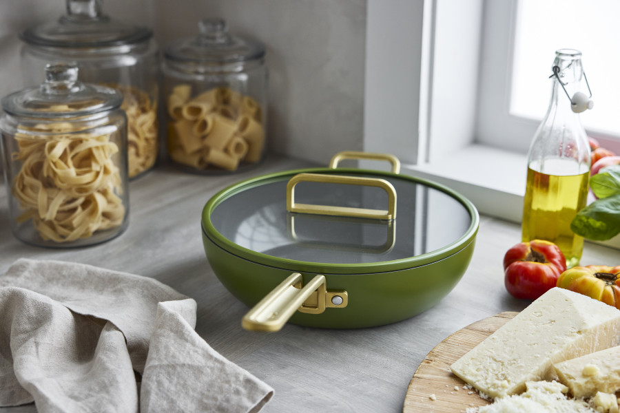 Ceramic Non-Stick 29cm Junior Stanley Pan | Tuscan Olive