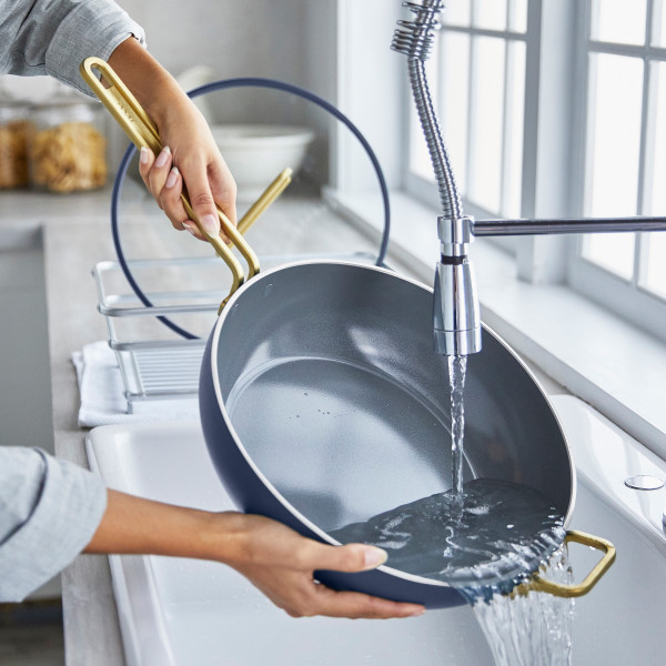 Ceramic Non-Stick 29cm Junior Stanley Pan | Oxford Blue