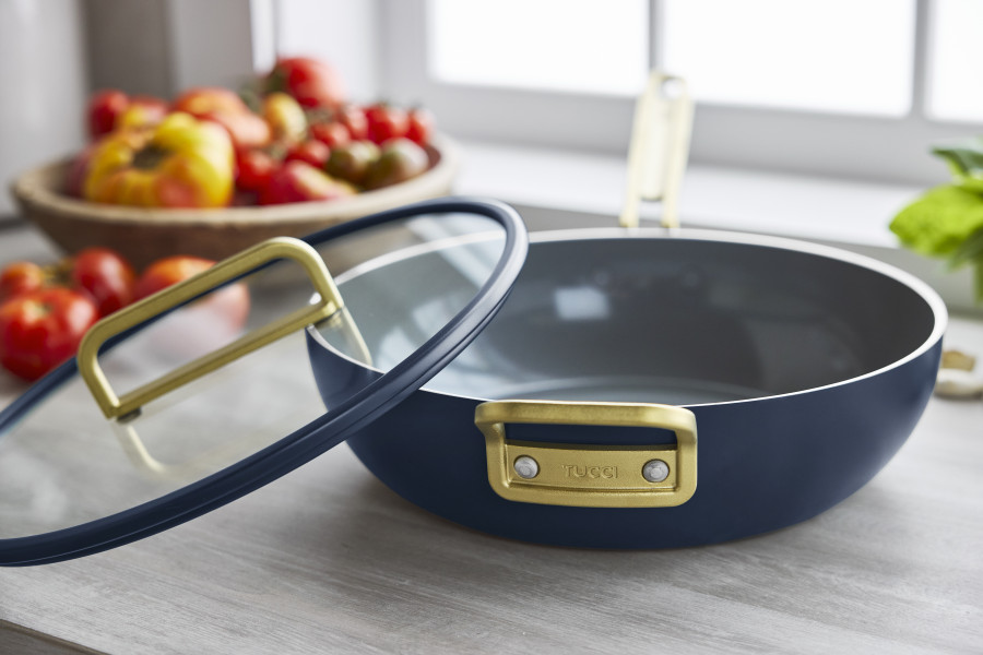 Ceramic Non-Stick 29cm Junior Stanley Pan | Oxford Blue