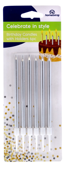 Candles Silver & Gold