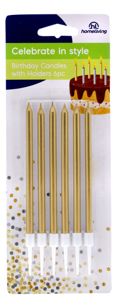 Candles Silver & Gold