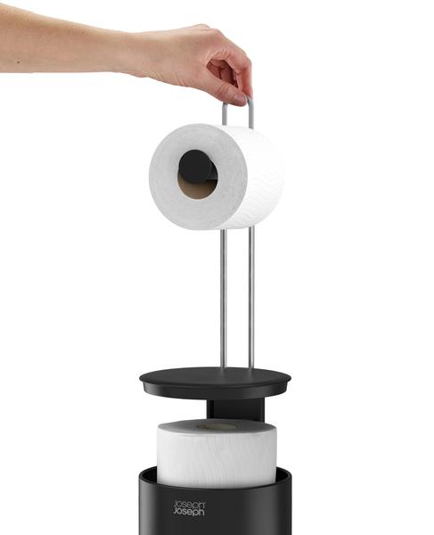 Roll Storage with Holder - Black