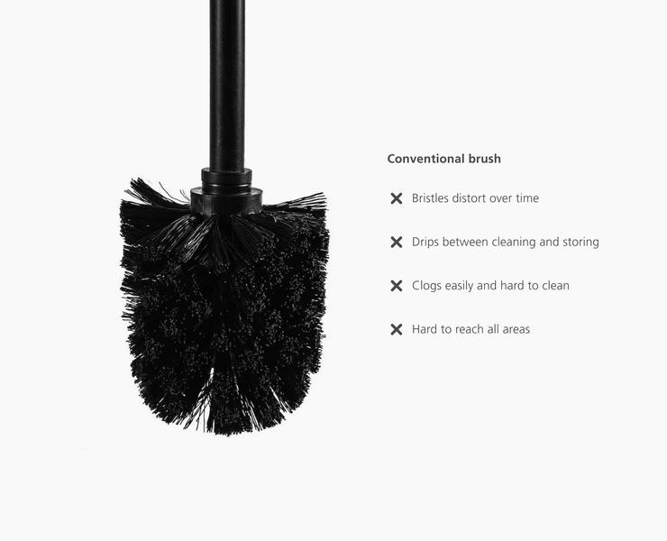 Flex 360 Lite Toilet Brush - Black