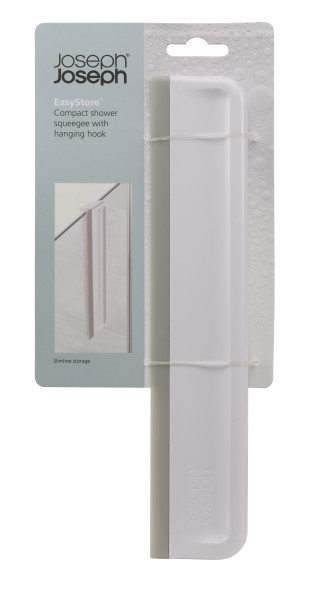 EasyStore Compact Shower Squeegee - Grey/White