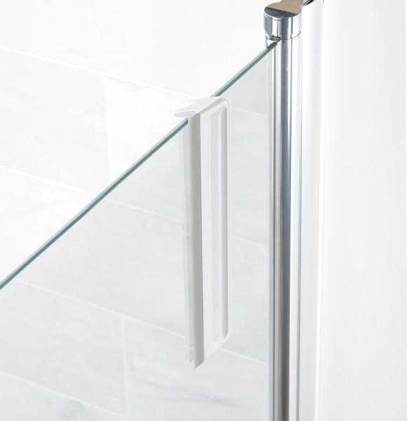 EasyStore Compact Shower Squeegee - Grey/White