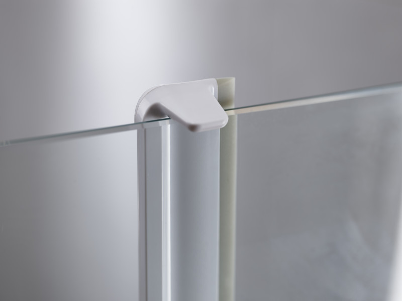EasyStore Compact Shower Squeegee - Grey/White