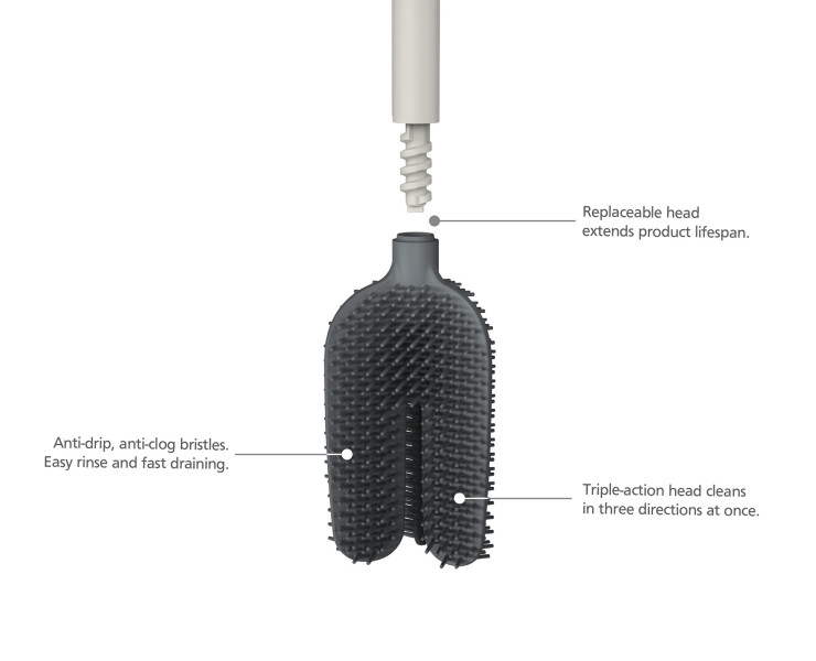 Flex 360 Toilet Brush - Ecru
