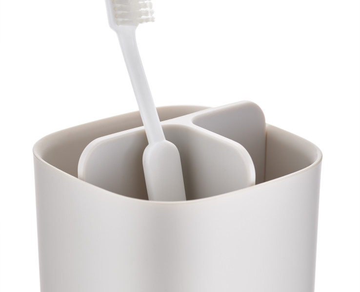 EasyStore Toothbrush Caddy - Ecru