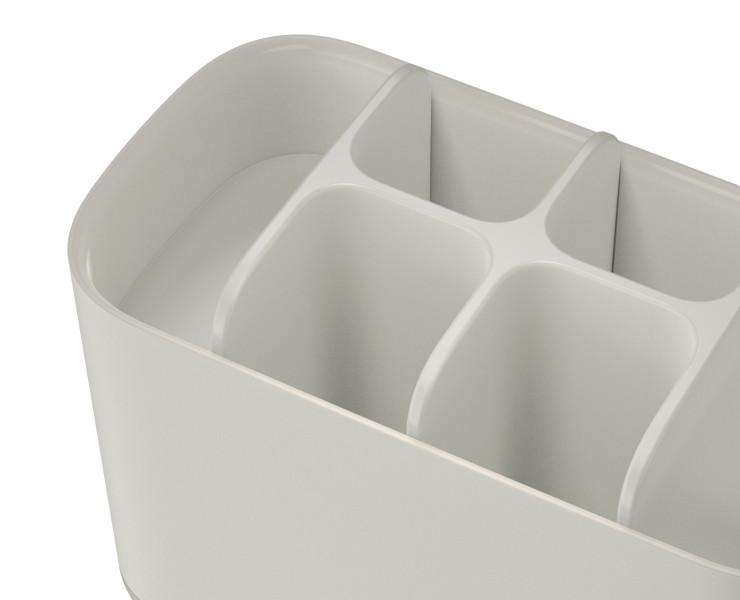 EasyStore Large Toothbrush Caddy - Ecru