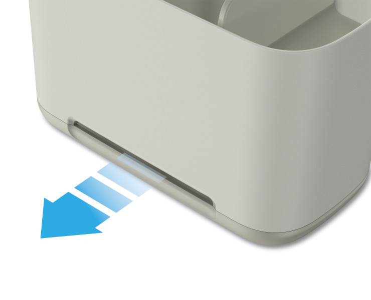 EasyStore Large Toothbrush Caddy - Ecru