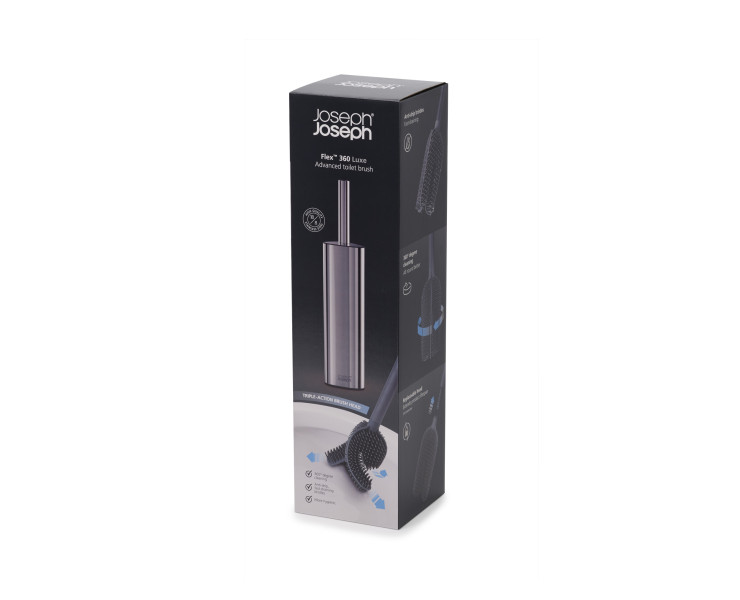 Flex 360 Luxe Toilet Brush - Stainless Steel