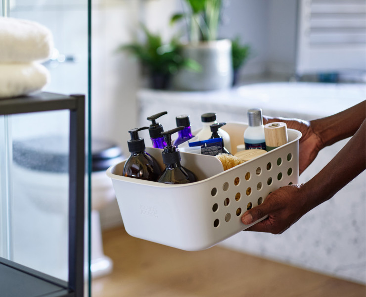 EasyStore Large Bathroom Storage Basket
