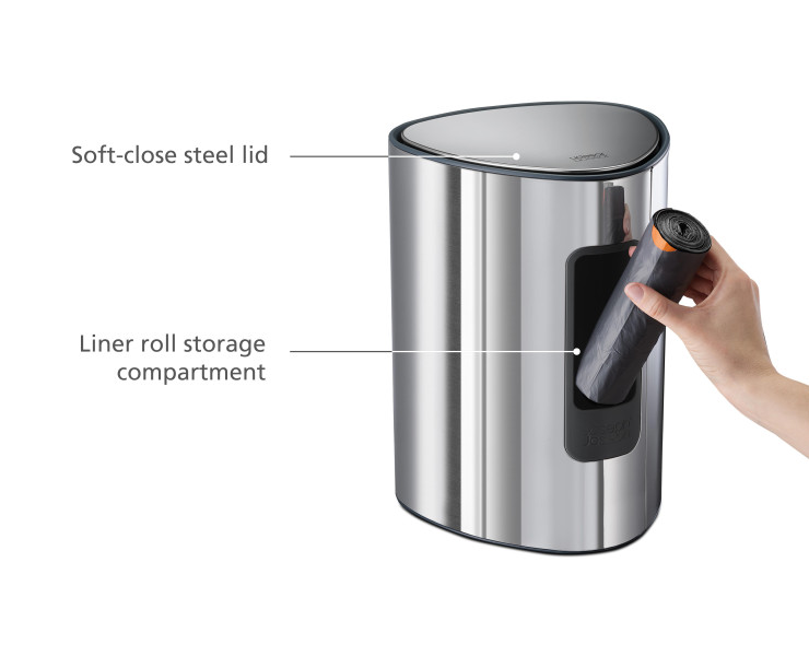 Luxe 5L Pedal Bin Stainless Steel