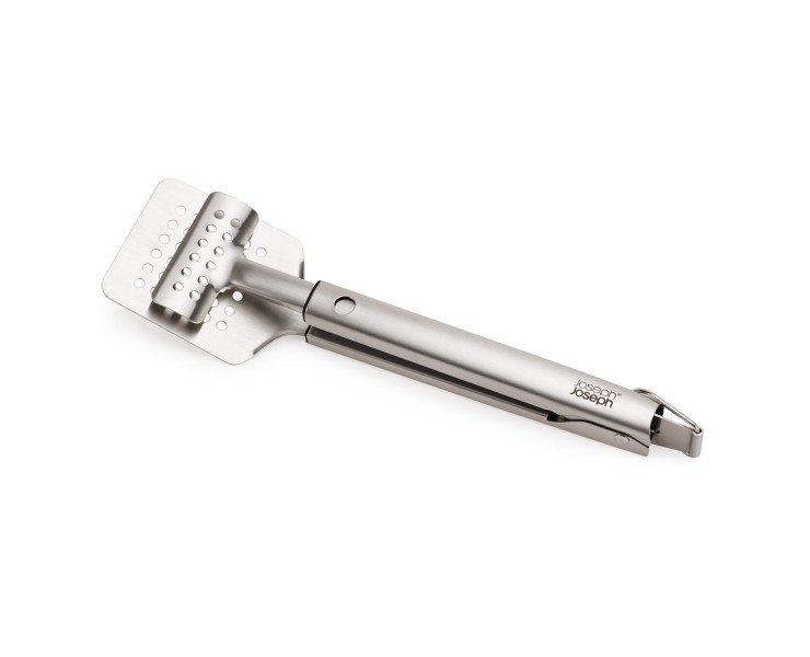 GrillOut BBQ Turner Tongs with retractable head