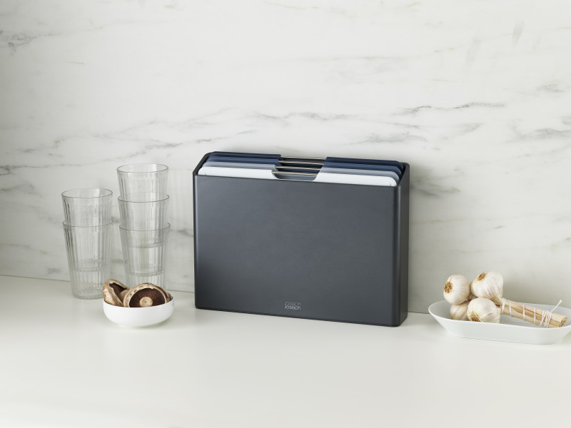 Folio 4-piece Chopping Board Set (Large) - Graphite