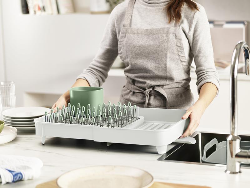 Extend Dish Rack (Light Stone/Sage)