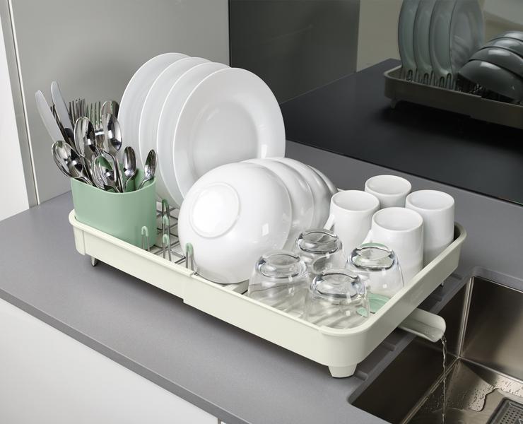 Extend Dish Rack (Light Stone/Sage)