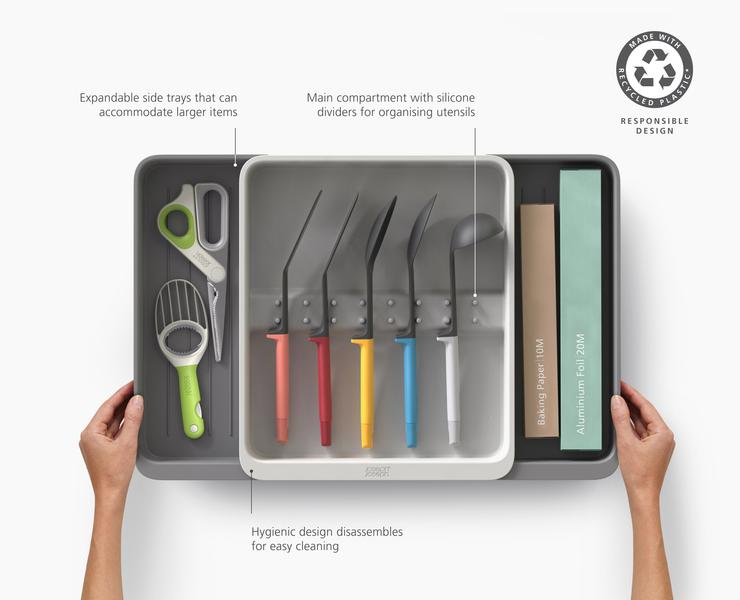 DrawerStore™ Expanding Utensil Tray
