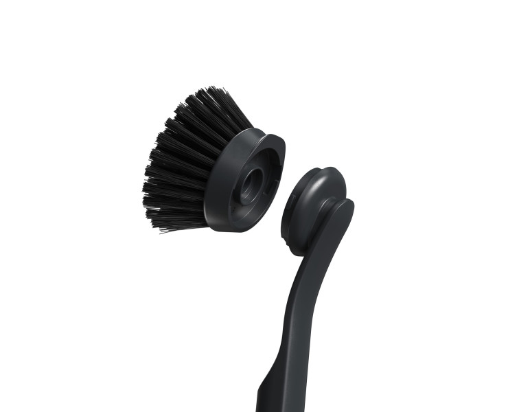SinkTech Dish brush and sponge set with large stainless-steel storage  stand