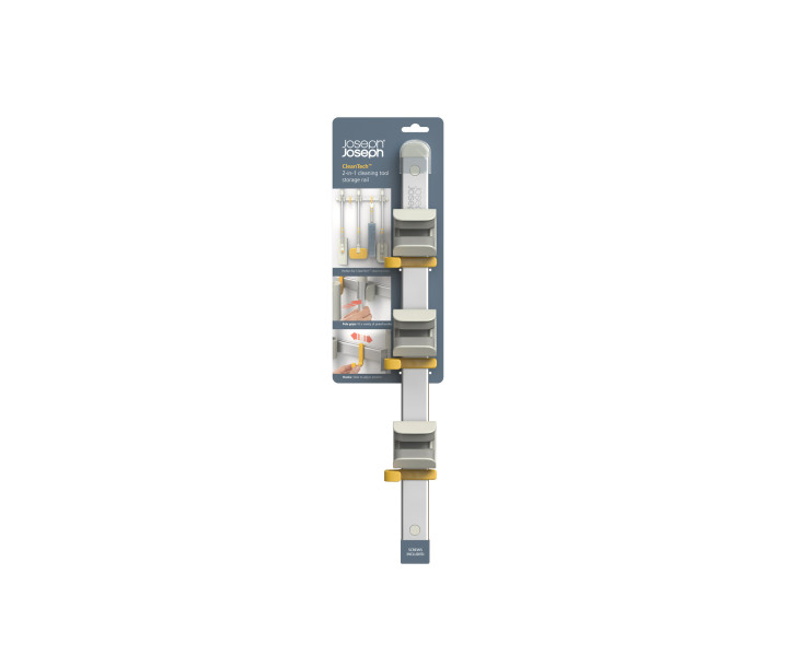CleanTech cleaning tool storage rail