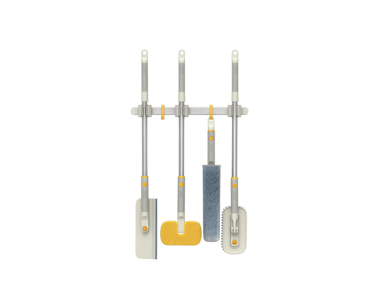 CleanTech cleaning tool storage rail