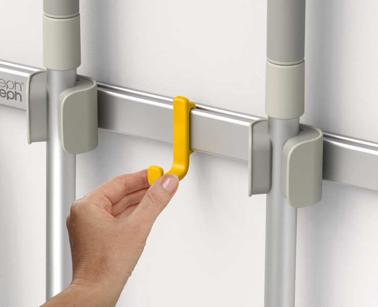 CleanTech cleaning tool storage rail