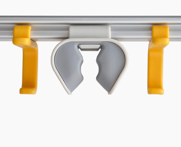 CleanTech cleaning tool storage rail