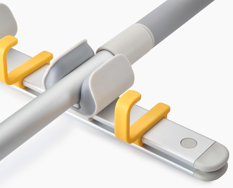 CleanTech cleaning tool storage rail