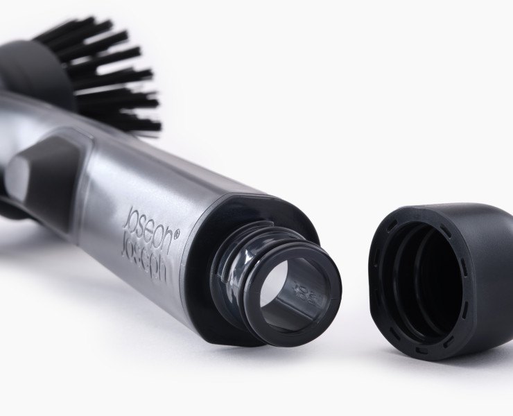 SinkTech Soap-Dispensing Dish Brush with Storage Stand