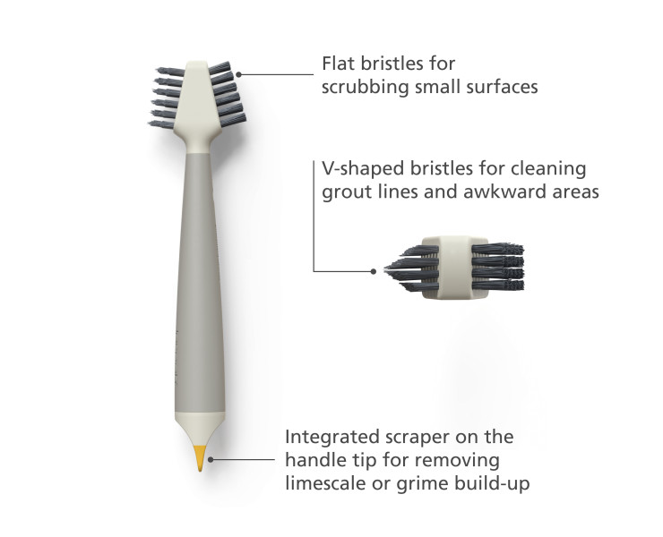 CleanTech 3-in-1 detail cleaning brush