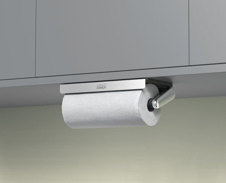 RollGrip Under-shelf easy-tear kitchen roll holder