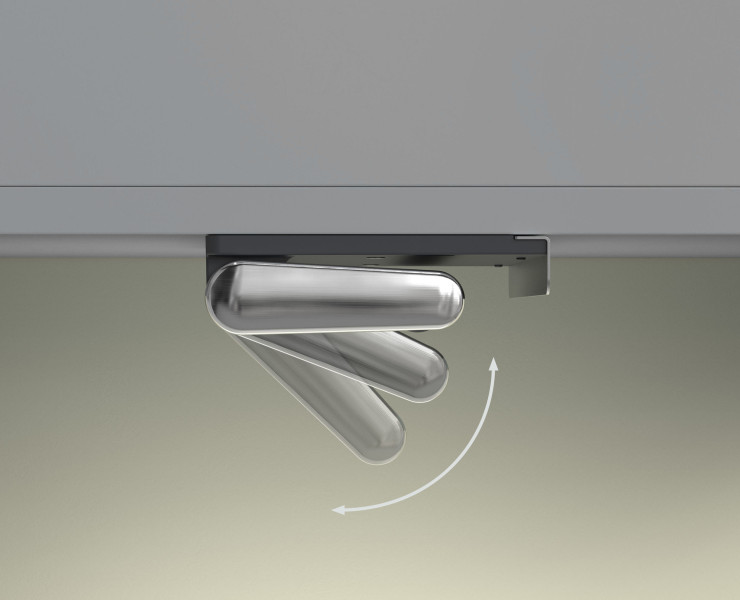 RollGrip Under-shelf easy-tear kitchen roll holder