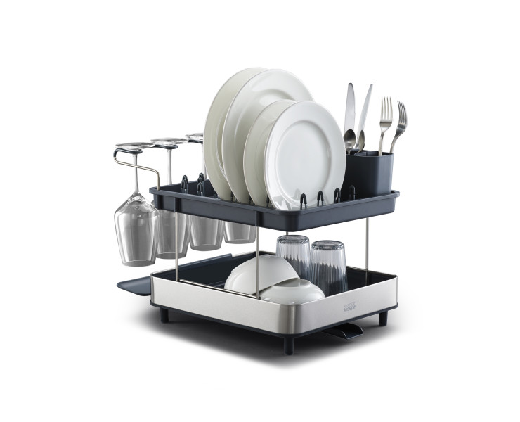 Steel 2-Tier Dish Rack