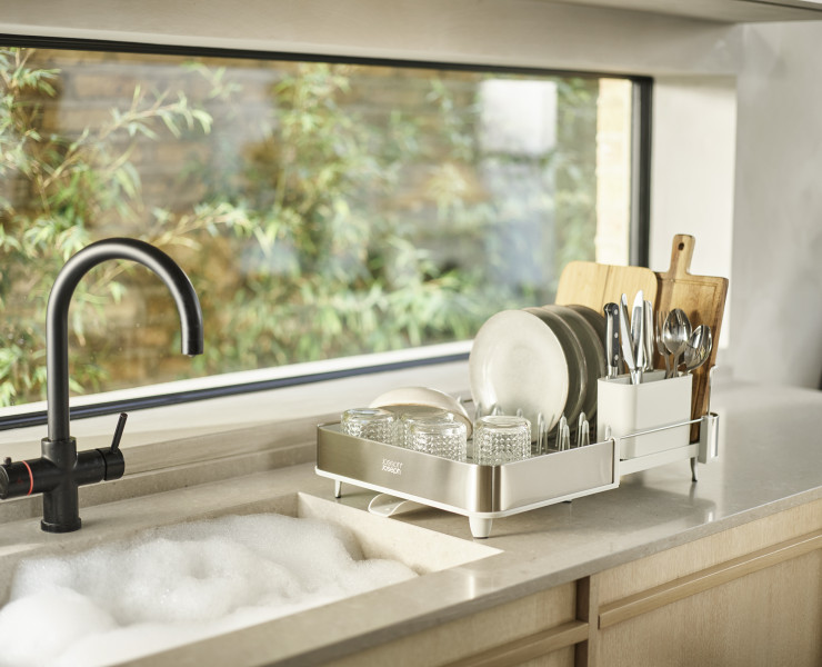 Extend Dish Rack Stainless Steel - Stone