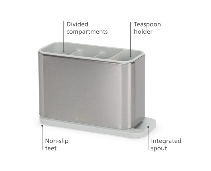 Surface Cutlery Drainer Stainless Steel - Stone
