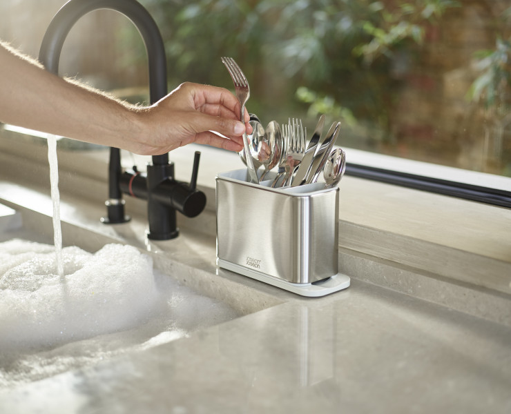 Surface Cutlery Drainer Stainless Steel - Stone