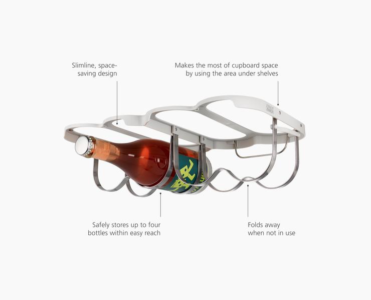 Cradle Folding Wine Bottle Storage